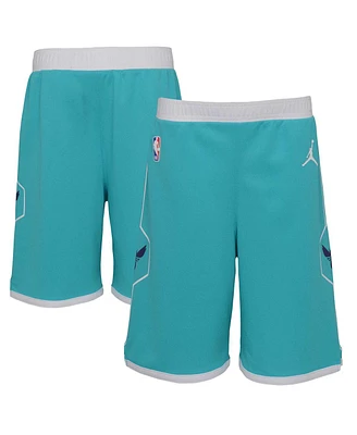 Jordan Preschool Teal Charlotte Hornets 2023/24 Icon Edition Replica Shorts