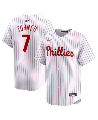 Nike Men's Trea Turner White Philadelphia Phillies Home Limited Player Jersey