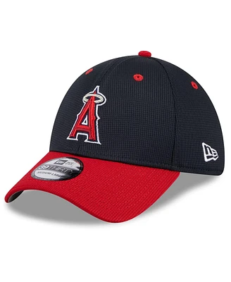 New Era Men's Navy Los Angeles Angels 2024 Batting Practice 39THIRTY Flex Hat