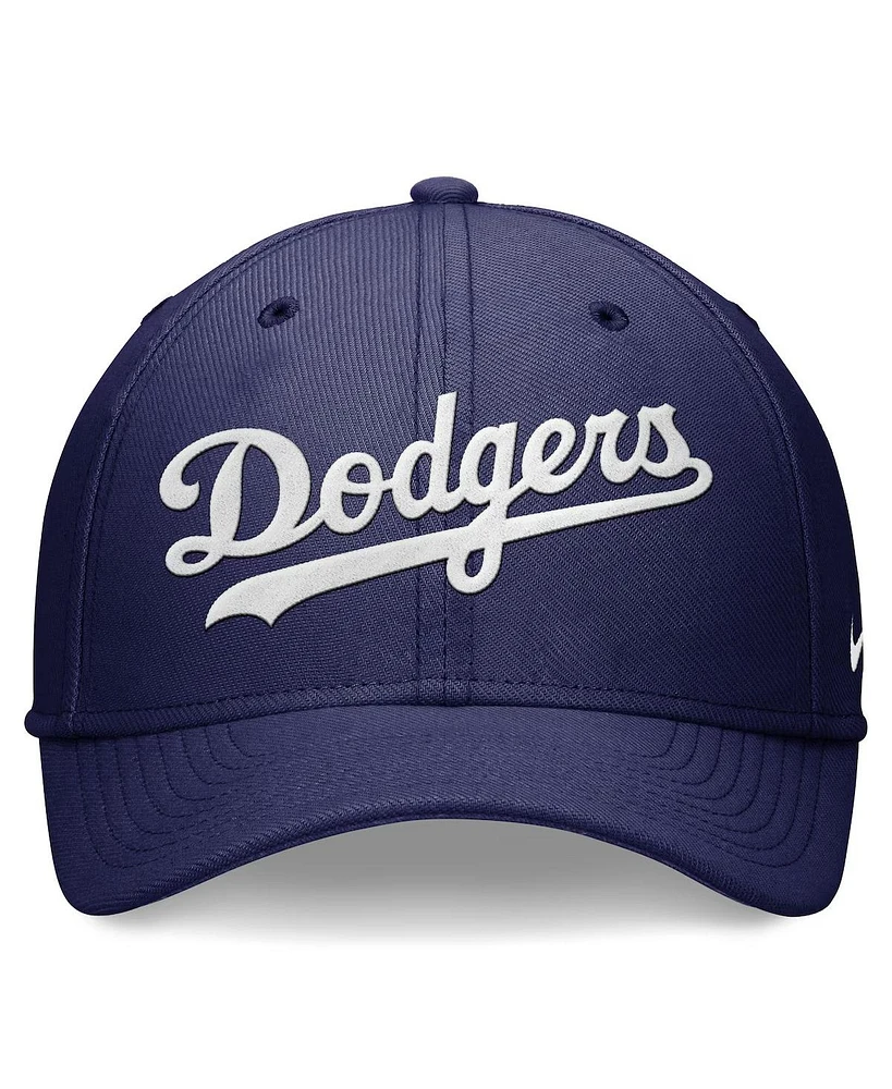 Nike Men's Navy Los Angeles Dodgers Primetime Performance SwooshFlex Hat