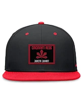 Nike Men's Black/Red Cincinnati Reds City Connect True Fitted Hat