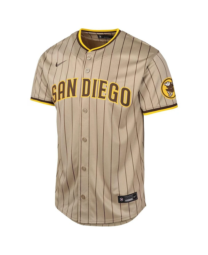 Nike Big Boys and Girls Tan San Diego Padres Alternate Limited Jersey
