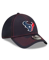 New Era Men's Navy Houston Texans Neo 39THIRTY Flex Hat