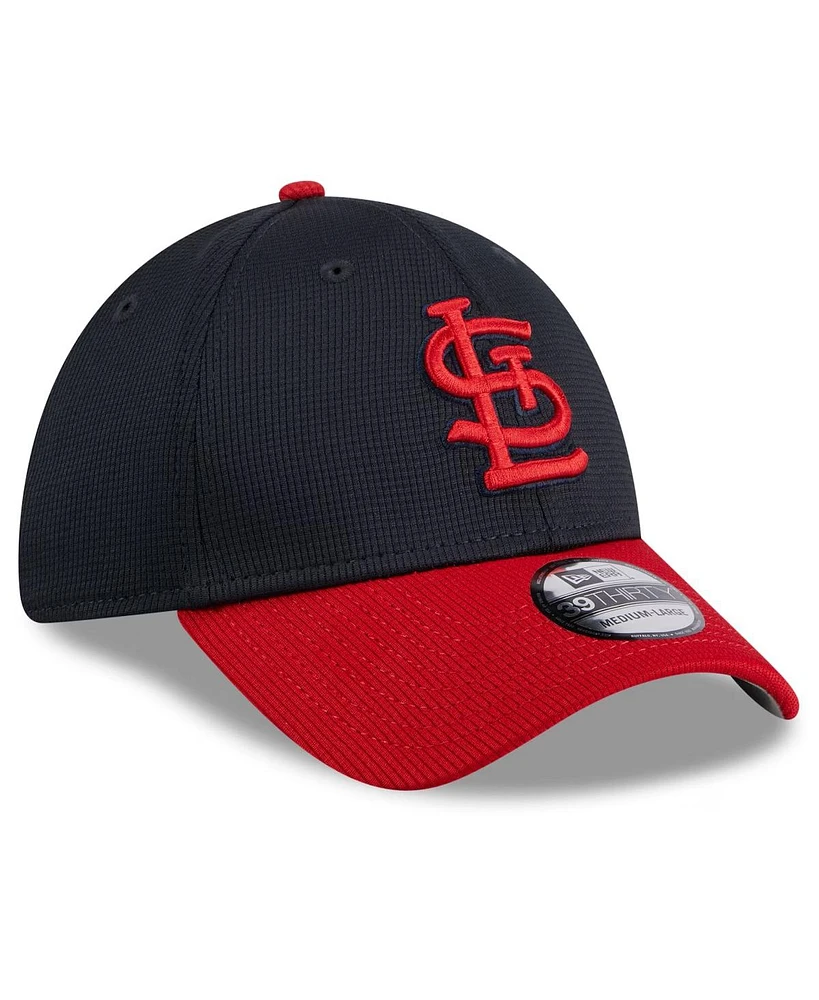 New Era Men's Navy St. Louis Cardinals 2024 Batting Practice 39THIRTY Flex Hat