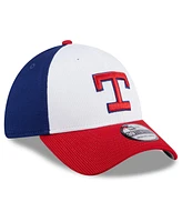 New Era Men's White Texas Rangers 2024 Batting Practice 39THIRTY Flex Hat