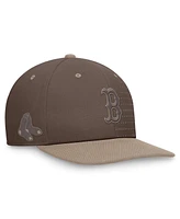 Nike Men's Brown Boston Red Sox Statement Ironstone Pro Performance Snapback Hat