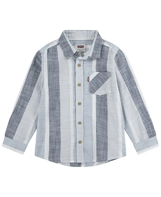 Levi's Little Boys Yarn Dyed Woven Shirt