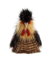 Aurora Medium Jacques Rooster-Cockerel Luxe Boutique Exquisite Plush Toy Multicolor 11"