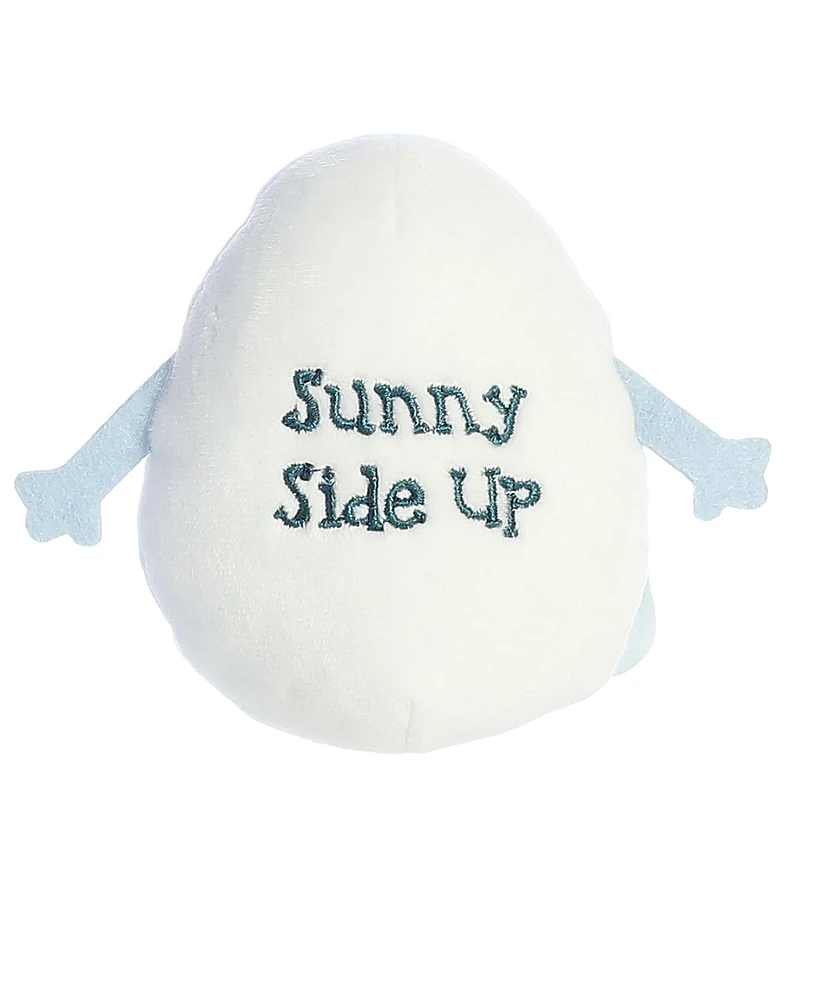 Aurora Mini Sunny Egg Eggspressions Punny Plush Toy White 3"
