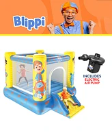 World Tech Toys Moonbug Blippi Inflatable Bouncer with Slide