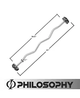 Philosophy Gym Rubber Fixed Barbell