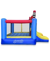 Cloud 9 Race Car Track Bounce House with Blower