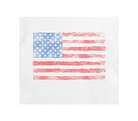 Hybrid Apparel Trendy Juniors Flag Cropped Tee