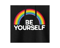 Hybrid Apparel Trendy Juniors Be Yourself Cropped Hoodie