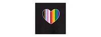 Hybrid Apparel Trendy Juniors Lgbtq Heart Graphic Oversized Tee
