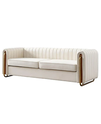 Simplie Fun Modern Velvet Sofa