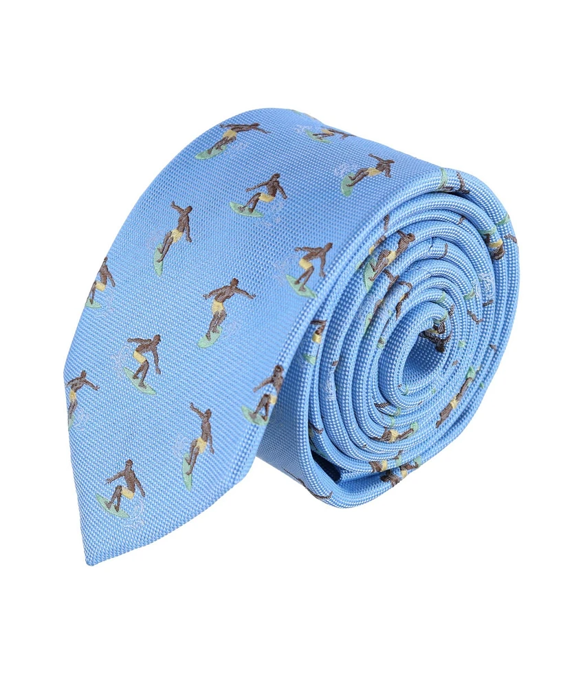 Trafalgar Men's Raglan Surfing Novelty Silk Necktie