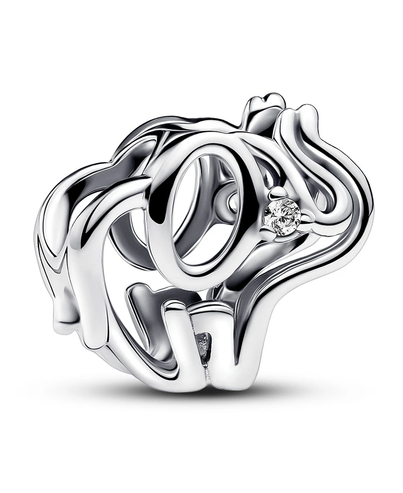 Pandora Sterling Silver Openwork Elephant Charm