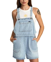 Rvca Juniors' Succession Denim Shortalls