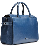 Donna Karan Roslyn Top Handle Suede Satchel