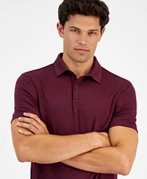 Alfani Men's AlfaTech Stretch Solid Polo Shirt, Created for Macy's