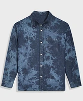 Mode of One Men's Relaxed-Fit Denim Shirt, Created for Macy's