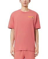 Lacoste Men's Short Sleeve Stacked Logo Crewneck T-Shirt