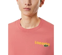 Lacoste Men's Short Sleeve Stacked Logo Crewneck T-Shirt