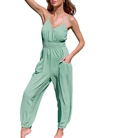 Cupshe Women's Ruched Cami Jumpsuit