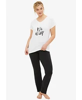 Ellos Plus Stretch Bootcut Sleep Pants