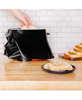 Uncanny Brands Star Wars Darth Vader Halo Toaster - Lights-Up and Makes Lightsaber Sounds