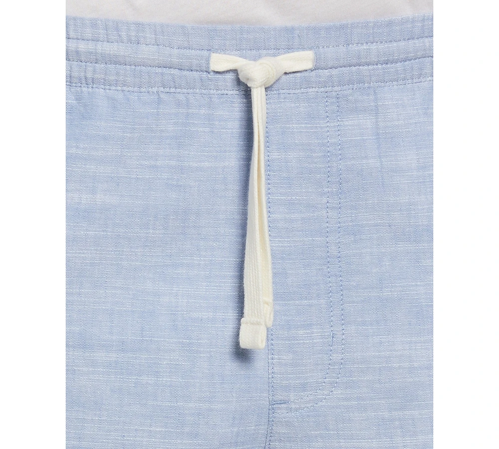 Cubavera Men's Cross-Dyed Slub Drawstring 8" Shorts