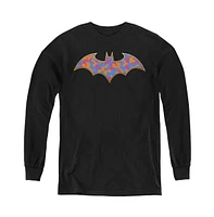 Batman Boys Youth Gold Camo Long Sleeve Sweatshirt