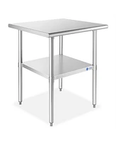 Gridmann x Inch Stainless Steel Table w/ Undershelf