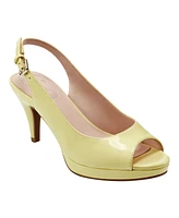 Bandolino Women's Melt Peep Toe Slingback Platform Dress Sandals