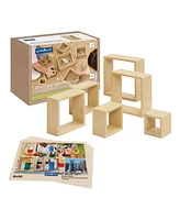 Kaplan Early Learning Discovery Squares - Natural - 6 Pieces