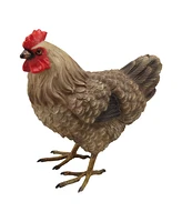 Fc Design 4.75"H Brown Hen Figurine Decoration Home Decor Perfect Gift for House Warming, Holidays and Birthdays