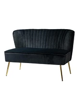 Hulala Home Delicia Contemporary Tufted Back Loveseat