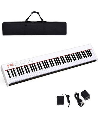 Sugift 88-Key Portable Full-Size Semi-weighted Digital Piano Keyboard