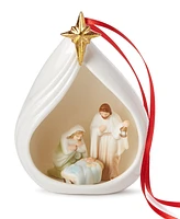 Holiday Lane Blessed Ceramic Nativity Ornament, Created for Macy's