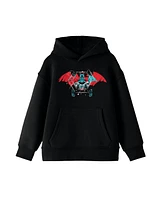 Dc Comics Boys Batman Bat Tech Youth Black Hoodie