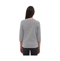 Bench Dna Women's Savita 3/4 Stripe Tee