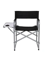 Stansport Folding Director's Chair with Side Table