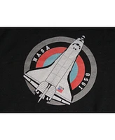 Nasa Boys Space Shuttle 1958 Youth Black Long Sleeve Shirt