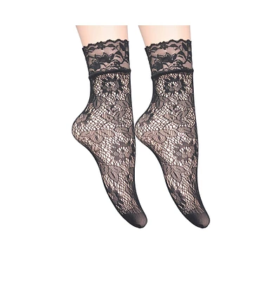 Stems Women's Botanical Fishnet Socks