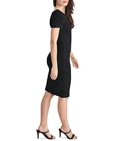 Dkny Women's Short-Sleeve Boat-Neck Sheath Dress