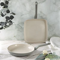 BergHOFF Balance Non-stick Ceramic Grill Pan 11", Recycled Aluminum