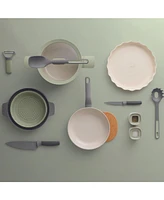 BergHOFF Balance Non-stick Ceramic Saute Pan 10.25", 3.1qt. With Glass Lid, Recycled Aluminum