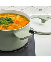 BergHOFF Balance Nonstick Ceramic Stockpot 10", 5.8qt. With Glass Lid, Recycled Aluminum