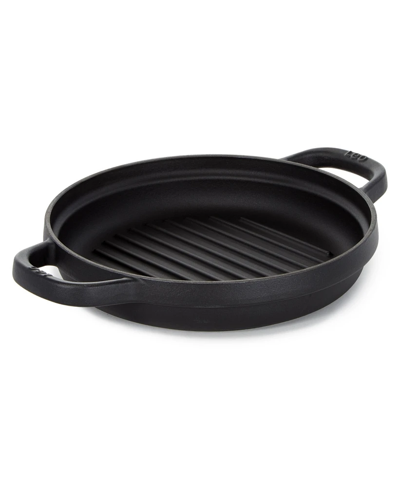 BergHOFF Graphite Enamel Cast Iron Round Grill Pan 10.25"